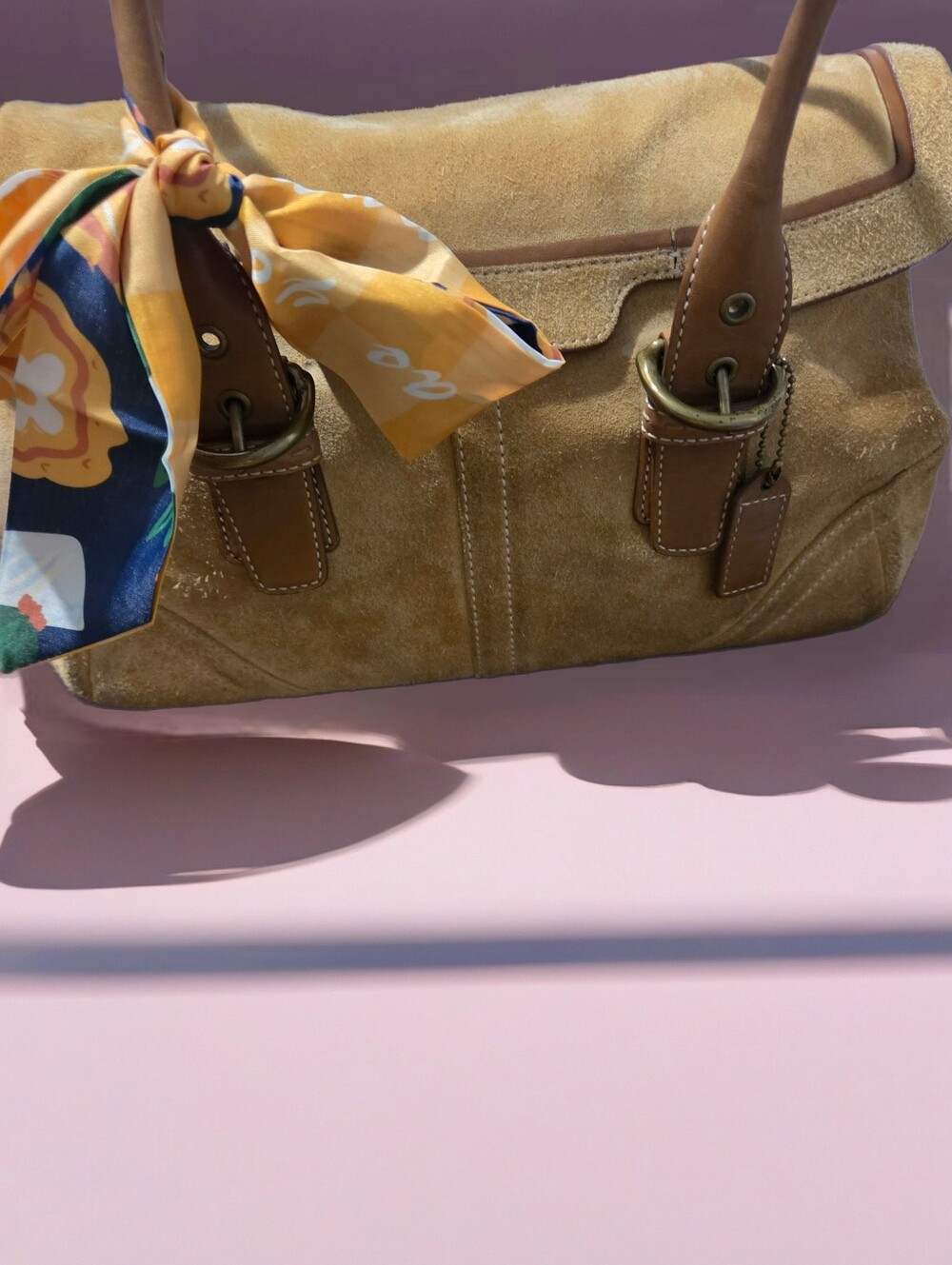 Coach Vintage Hampton Suede Soho. - Picture 2 of 8